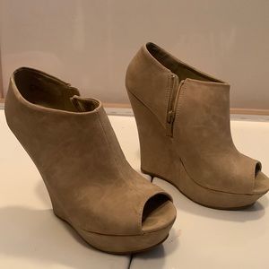 Bamboo Driven Open-Toe Booties